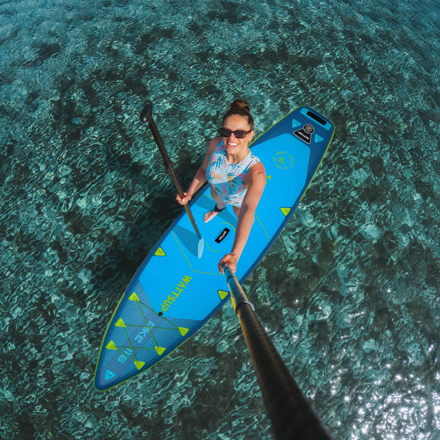 W WATTSUP - pb -wpik116k - wattsup pike 11'6 (combo kayak) - spessore 15 cm - goccia - punto rigido e robusto - 150 kg