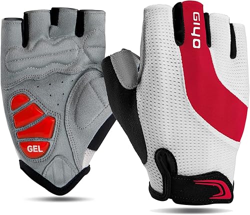 Guantes de ciclismo para hombres y mujeres, guantes de bicicleta de carreteramontaña, antideslizantes, amortiguadores, acolchados, guantes de