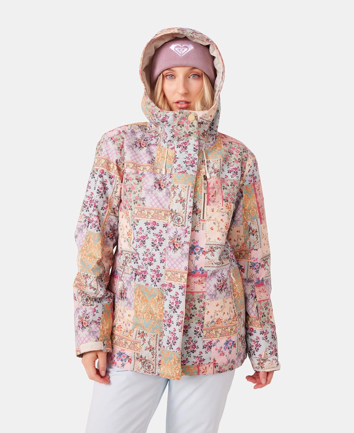 Junior's Jetty Printed Regular Fit Snow Jacket - Image 2