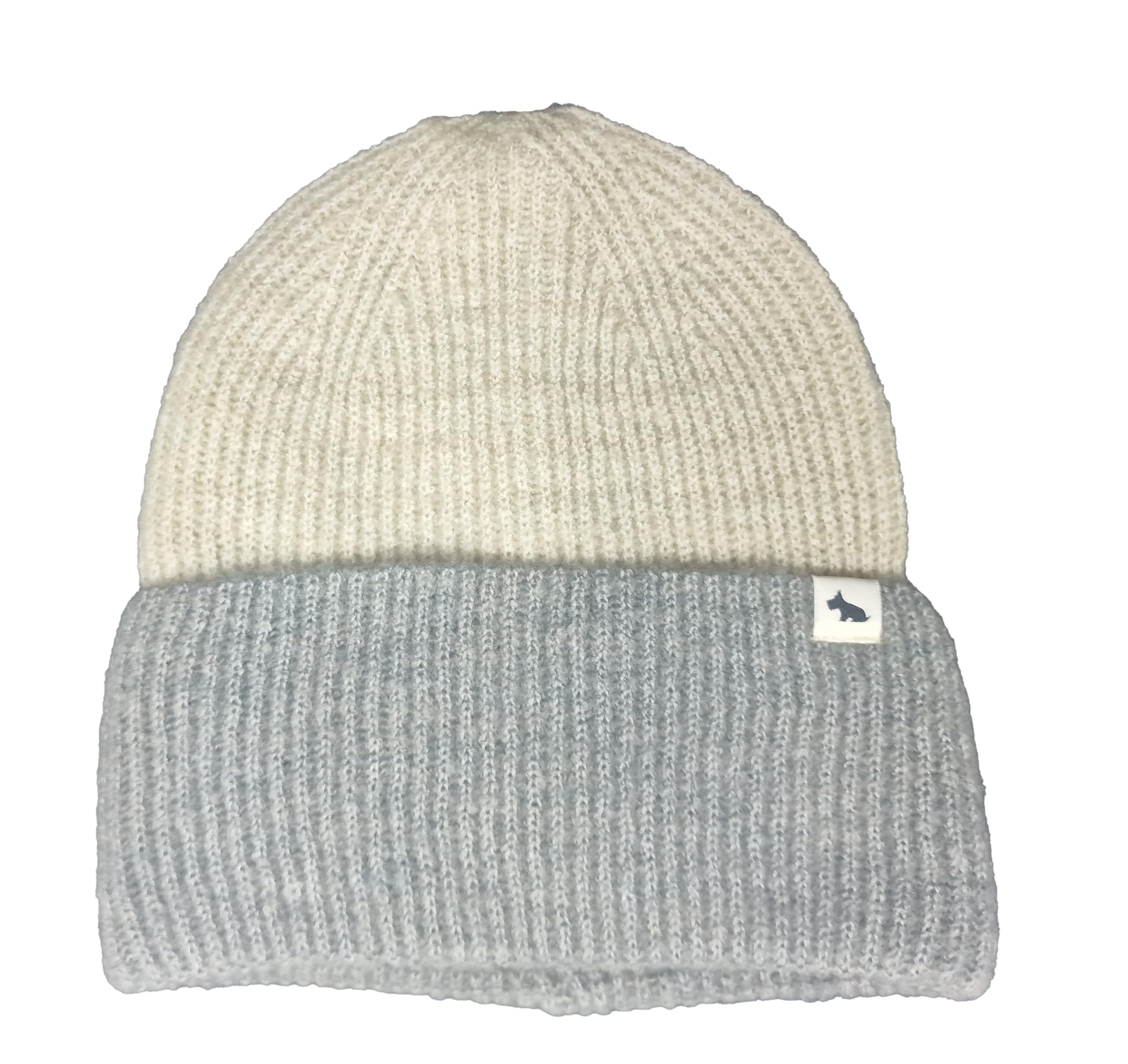 RADLEY Knitters Lane hat in Beige and Grey