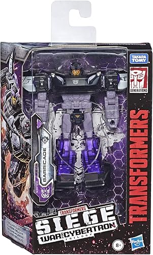 Miniatura 2 de Transformers Toys Generations War for Cybertron Deluxe WFC-S41 - Figura de barricada – Capítulo de asedio – Adultos y niños a partir de 8 años, 5.5