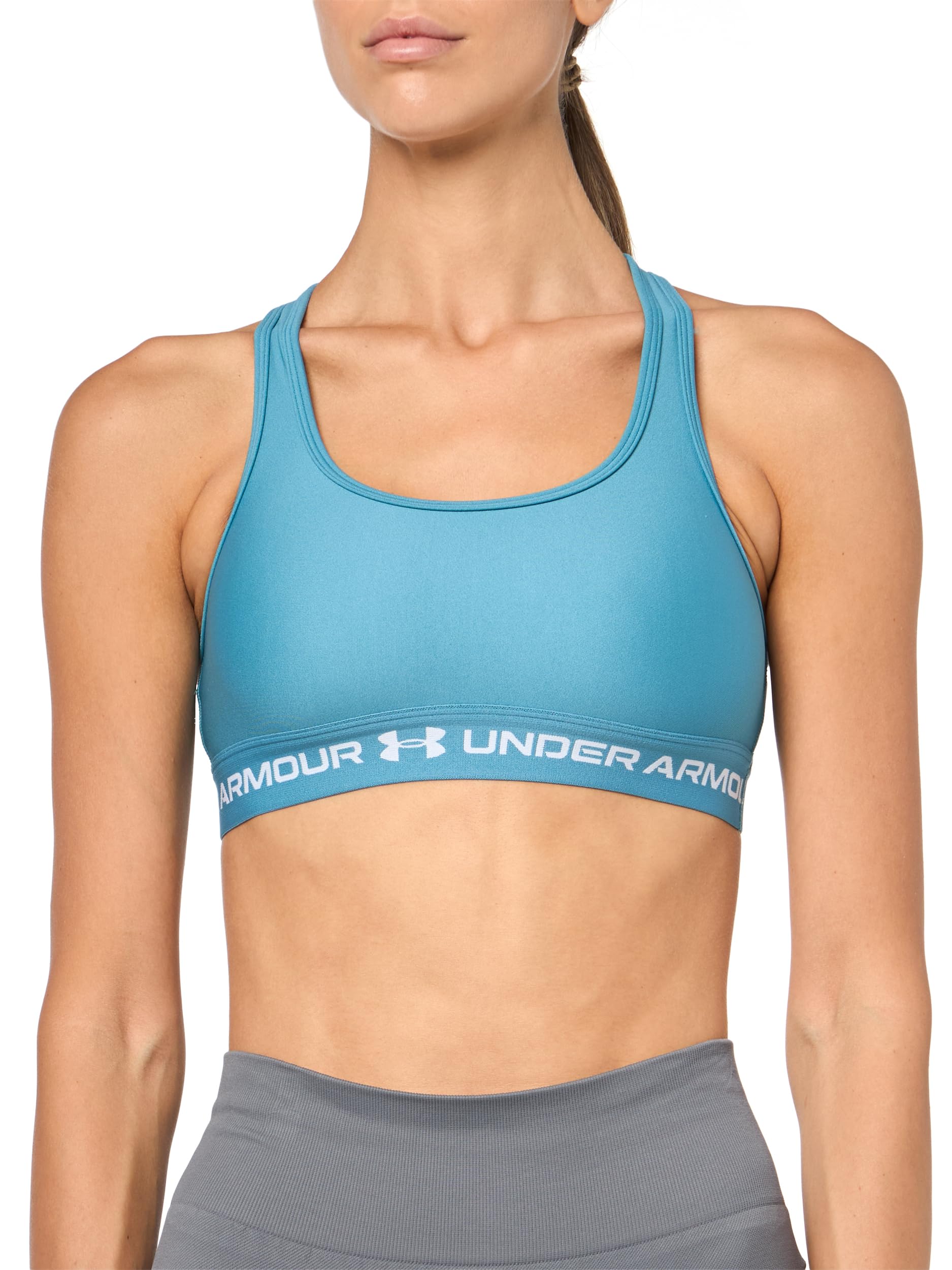 Under Armour G Crossback Bra - Boundless Blue / / White - YXS