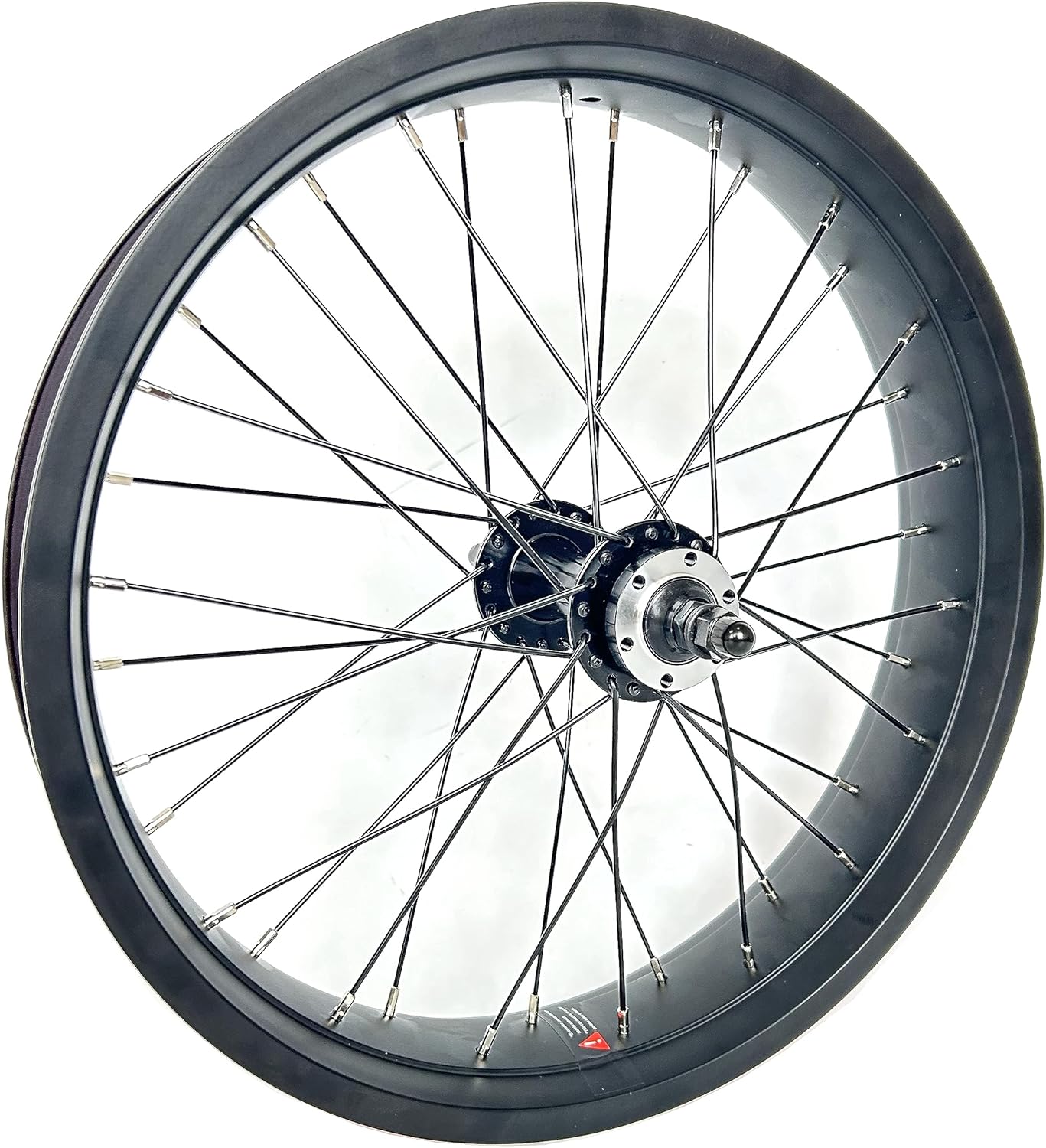 20x4.0 Rear Fat Bike Wheel Bolt On Snow Bicycle 20 Inch Double Wall Double Bearing Hub 36x12G Spokes 175mm Dropout Disc Brake Electric Fatbike Rear Rim Set