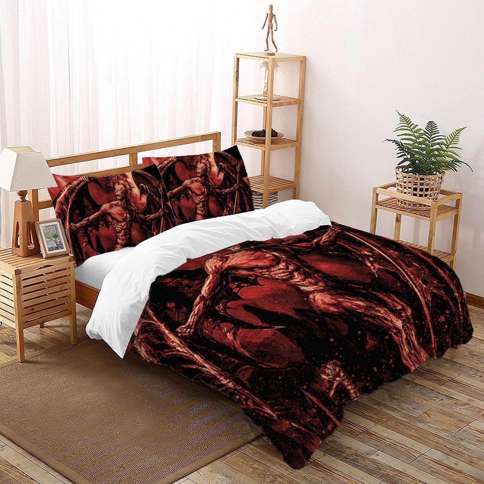 Housses de couette enfant 3D facile à border avec fermeture éclair literie Super King