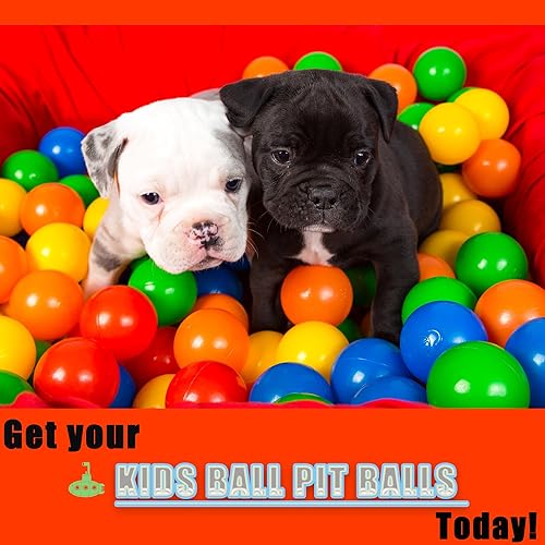 Miniatura 4 de Pelotas azules 500 para niños, bolas de plástico suave para pelotas sin BPA a prueba de aplastamiento, 500 para bebés y niños pequeños, tienda de