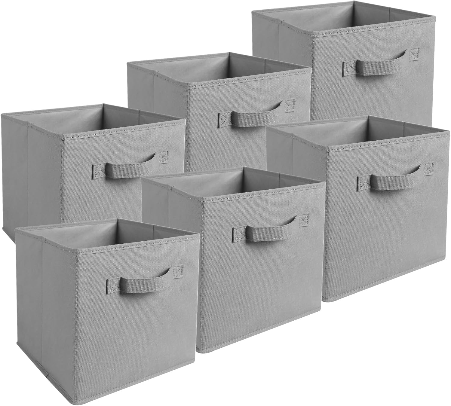 Areaska 6 Pack Foldable Cloth Storage Cube, Collapsible