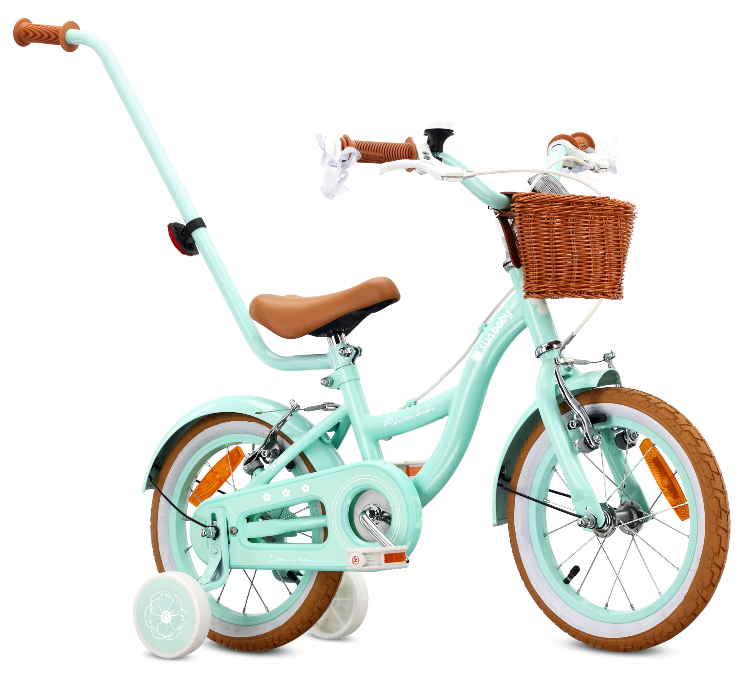 sun baby Flower Bike Retro Vélo Enfant 14/16 Pouces