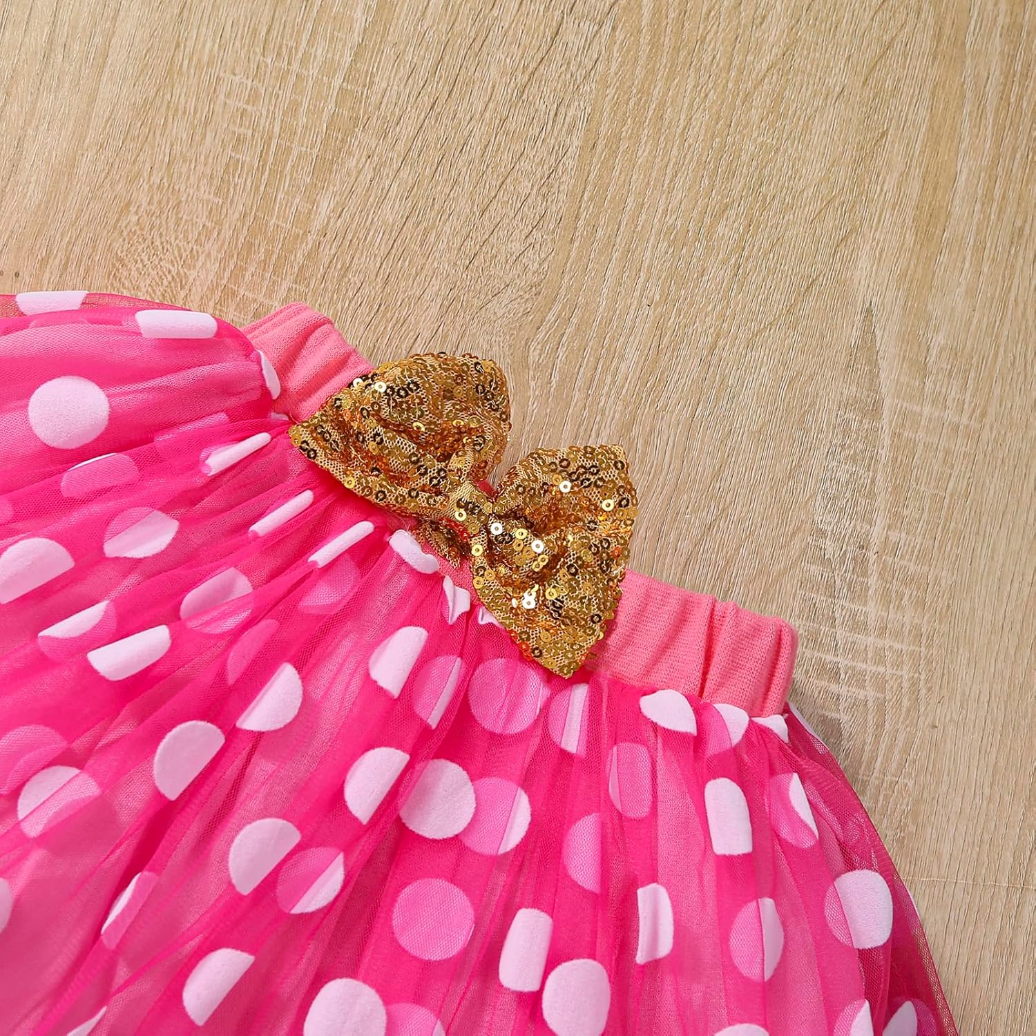 Baby girl 1st birthday outfit Birthday printed one-piece top + ballet skirt + headband 3-piece set of clothes - Image 8