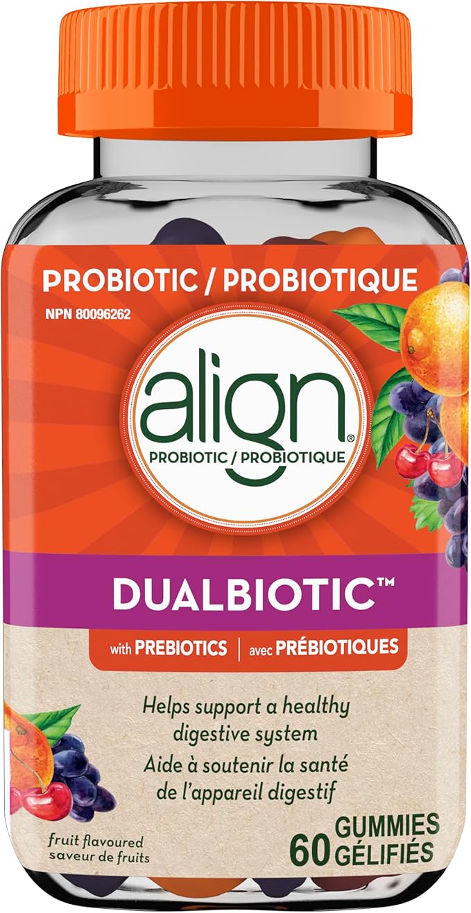 Align DUALBIOTIC PREbiotic + PRObiotic Gummies, Helps Support a Healthy