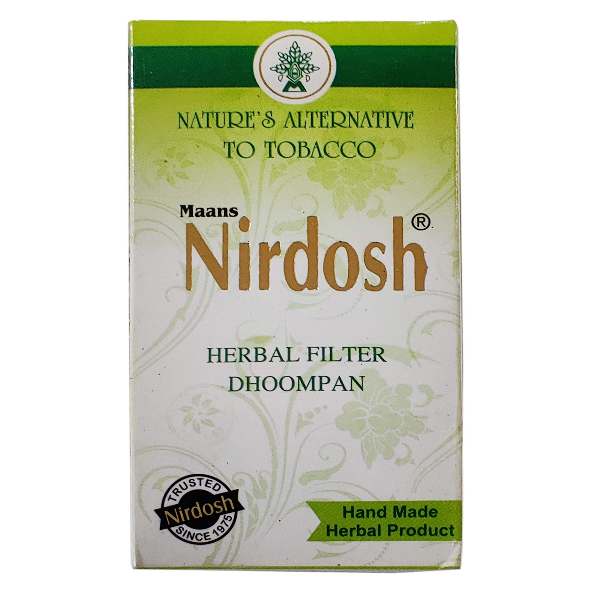 Maans Nirdosh Herbal Filter Dhoompan- 10NOS x Pack of 20
