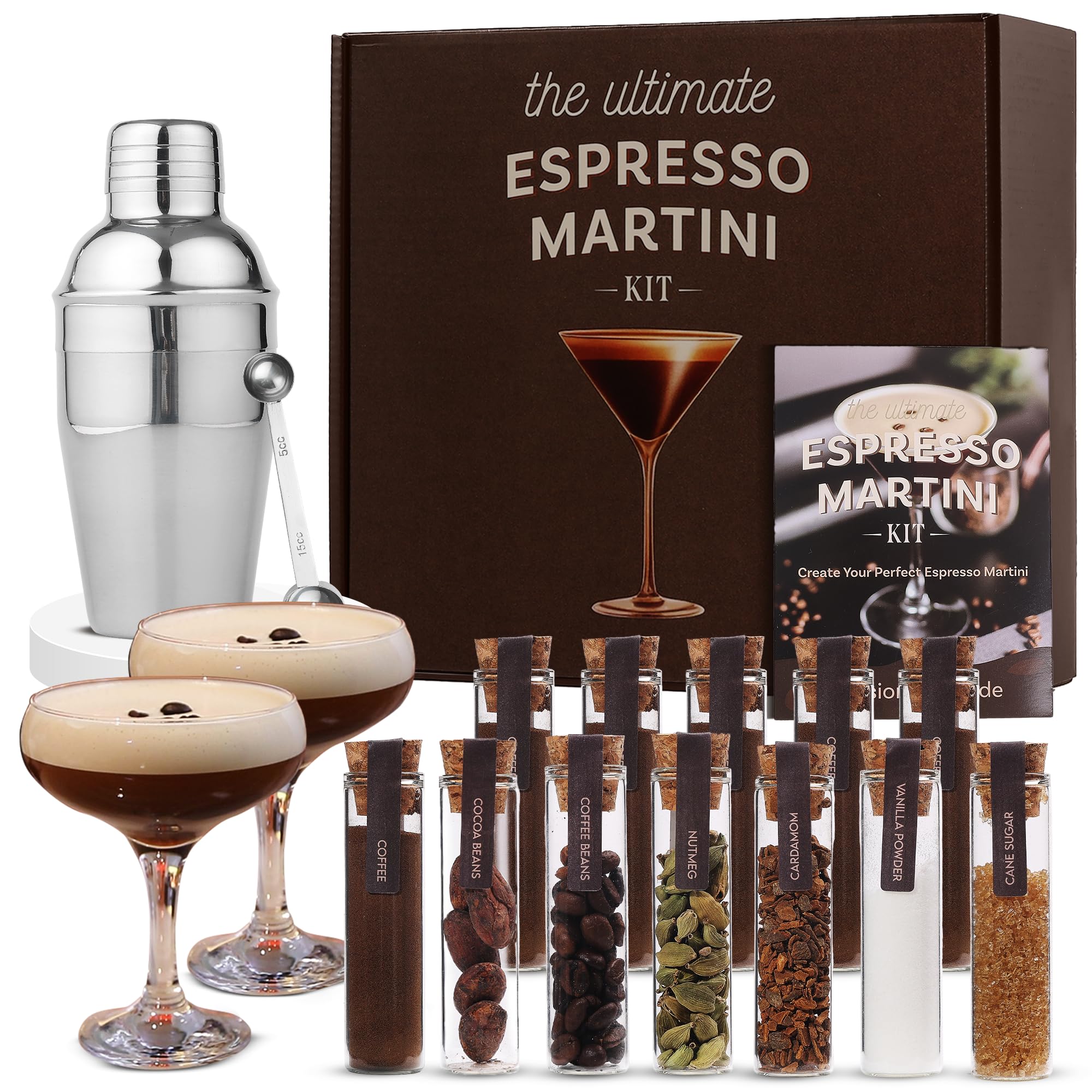 Espresso Martini Kit Gift Set– Complete Martini Maker Set with Espresso Mix, Party-Ready Accessories, and Elegant Decorations for Birthdays and Special Events, Gifts for Women-image-49