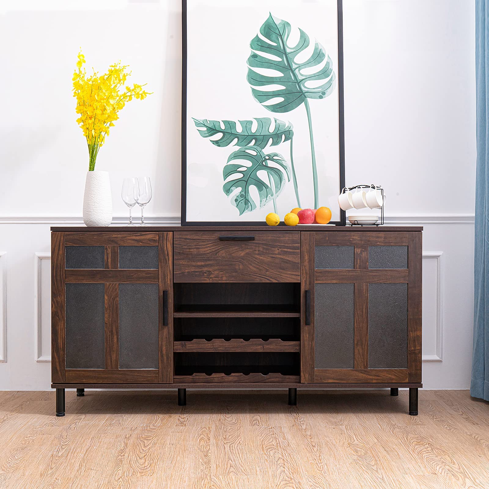 Buy Modern Kitchen Sideboard Buffet Entertainment Center with Storage