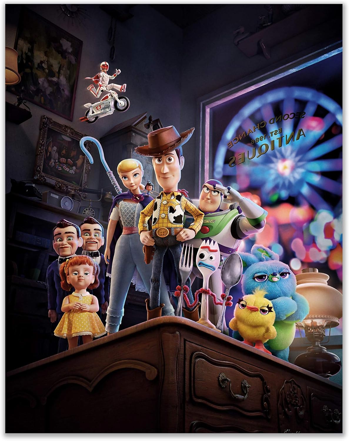 Toy Story 4 Posters Set Of 4 11 Inches X 14 Inches Glossy Prints Woody Buzz Lightyear Jessie Duke Caboom Gabby Bo Peep Forky Amazon Co Uk Home Kitchen