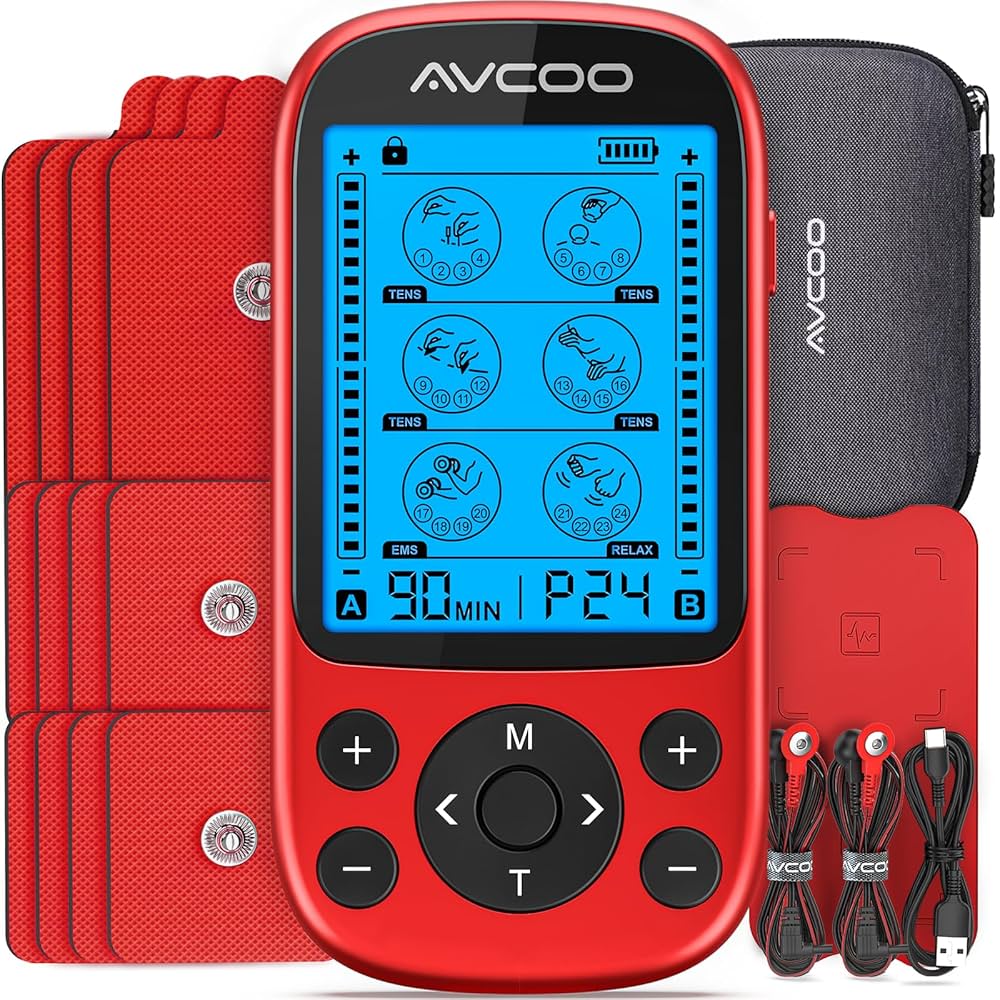 Stimulators／M.A.C.H.I.N.E. Amazon.com: AVCOO 3-in-1 TENS Unit Muscle Stimulator with 30