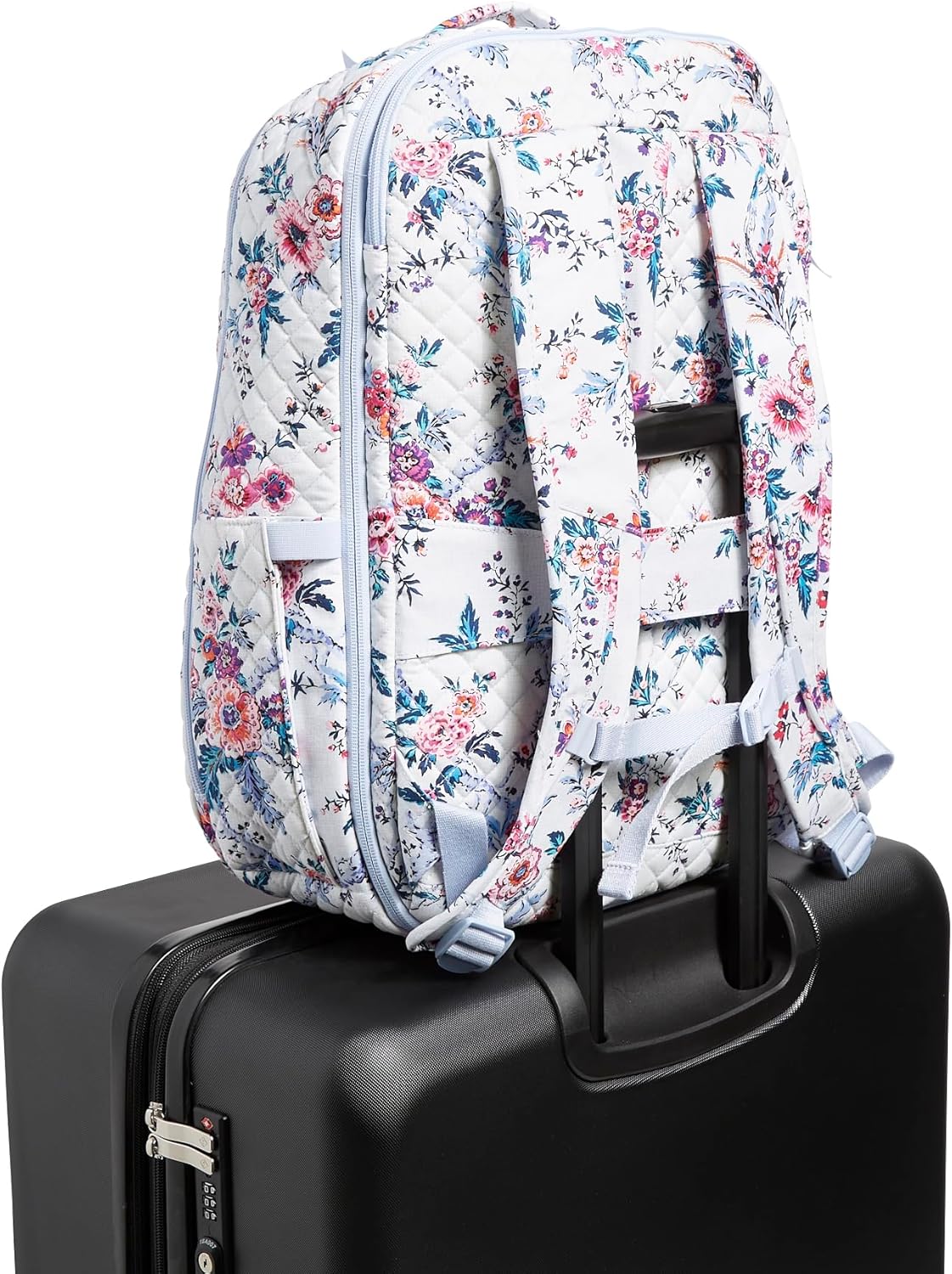 Cotton Large Travel Backpack Travel Bag, Magnifique Floral, One Size - Image 5