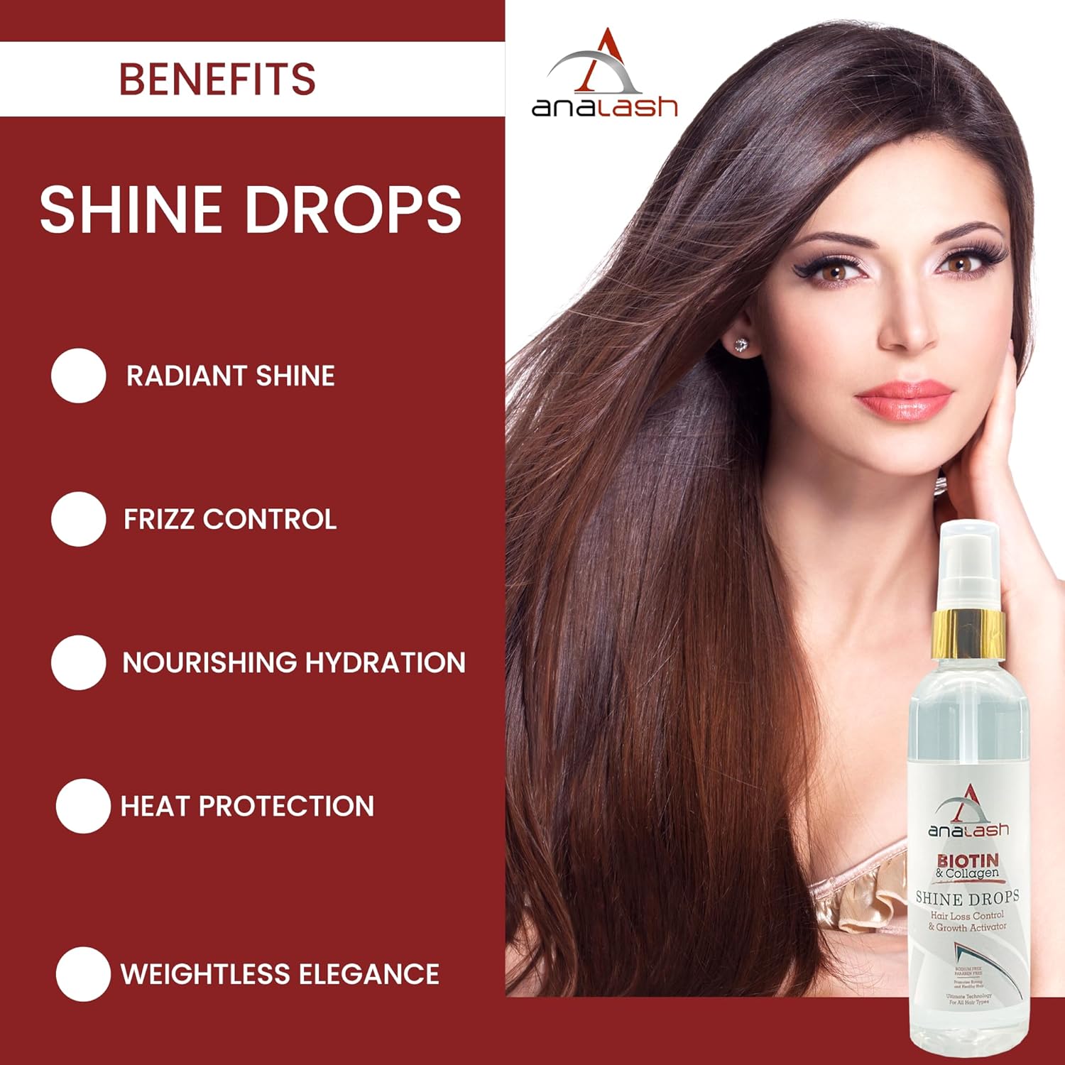 Biotin & Collagen Shine Drops Oil for Hair Growth