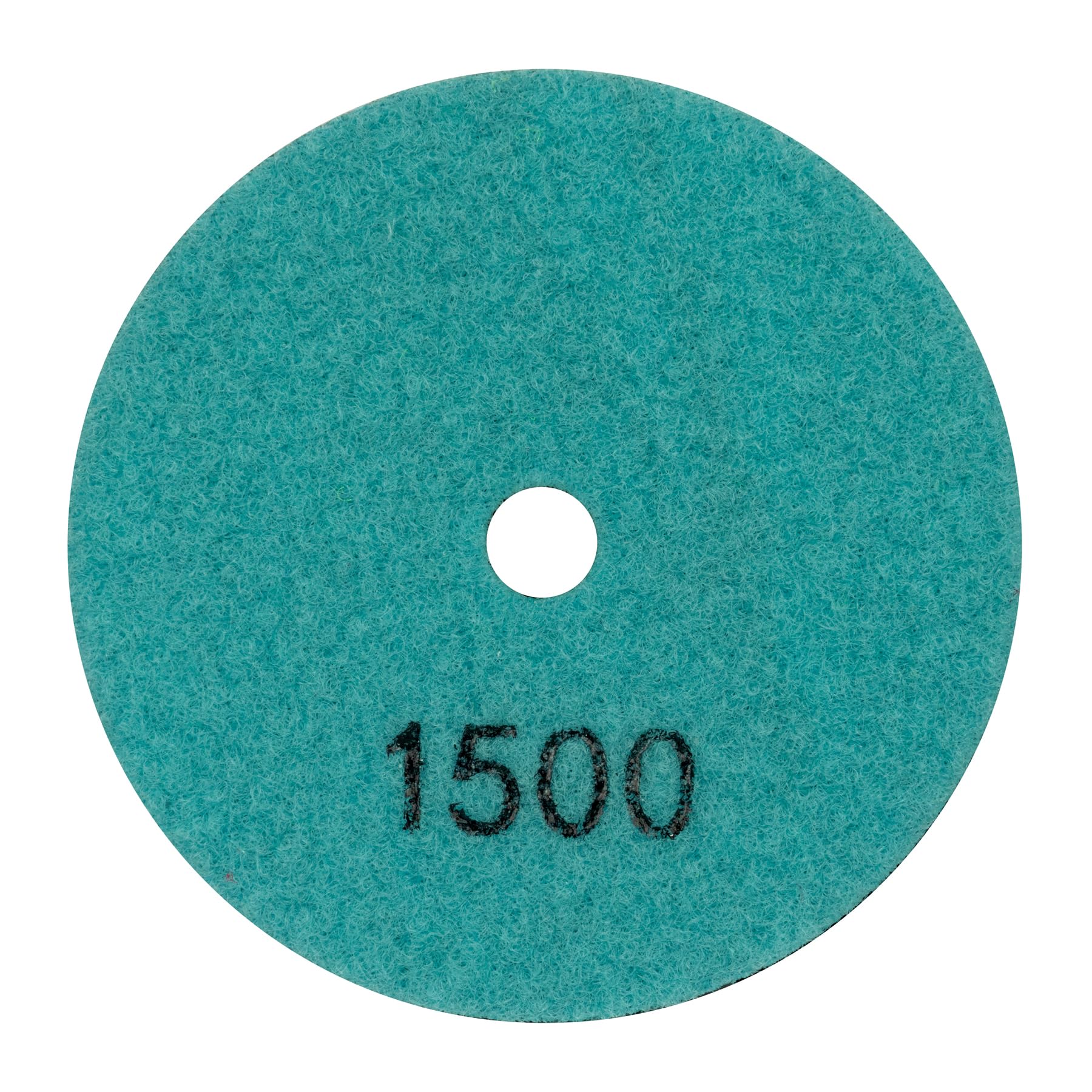 Mexco Diamond Dry Polishing Pad 4in (100mm) – Ultra Fine 1500 Grit, Hook & Loop Backed, for Marble, Granite & Natural Stone