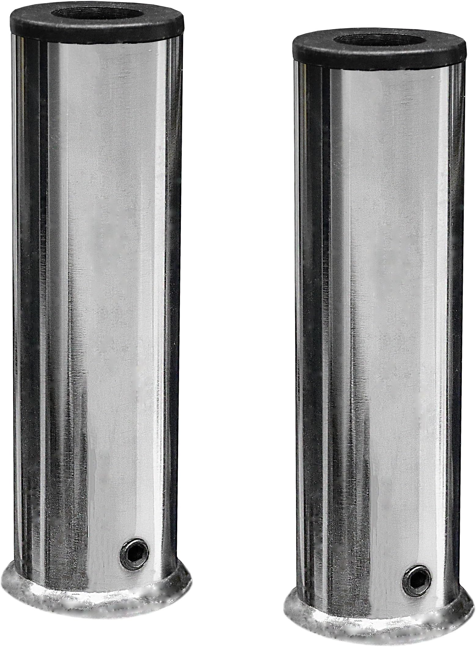 Pair of Chrome Olympic Adapters by Deltech Fitness