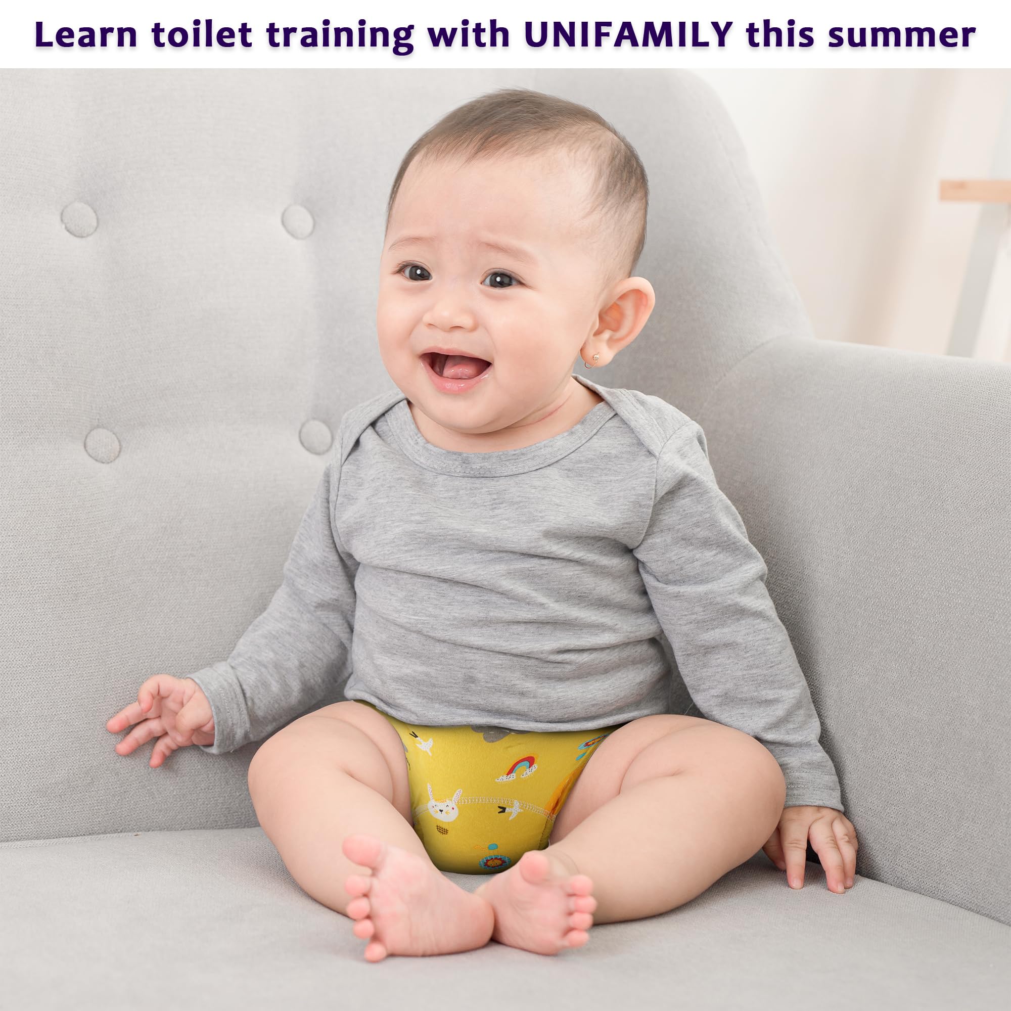UNIFAMILY 8 Confezioni di Mutandine Apprendimento per Bambino 2-6 Anni