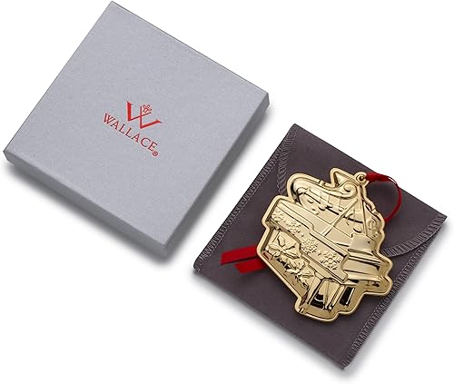 Miniatura 58 de Wallace Adorno para violín de instrumento musical chapado en oro 2023, 2ª edición Violín dorado 2023