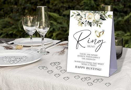 Miniatura 5 de Juego de caza de anillos bohemios, decoración de despedida de soltera, juego de ducha de boda, juegos de fiesta de compromiso, búsqueda del tesoro