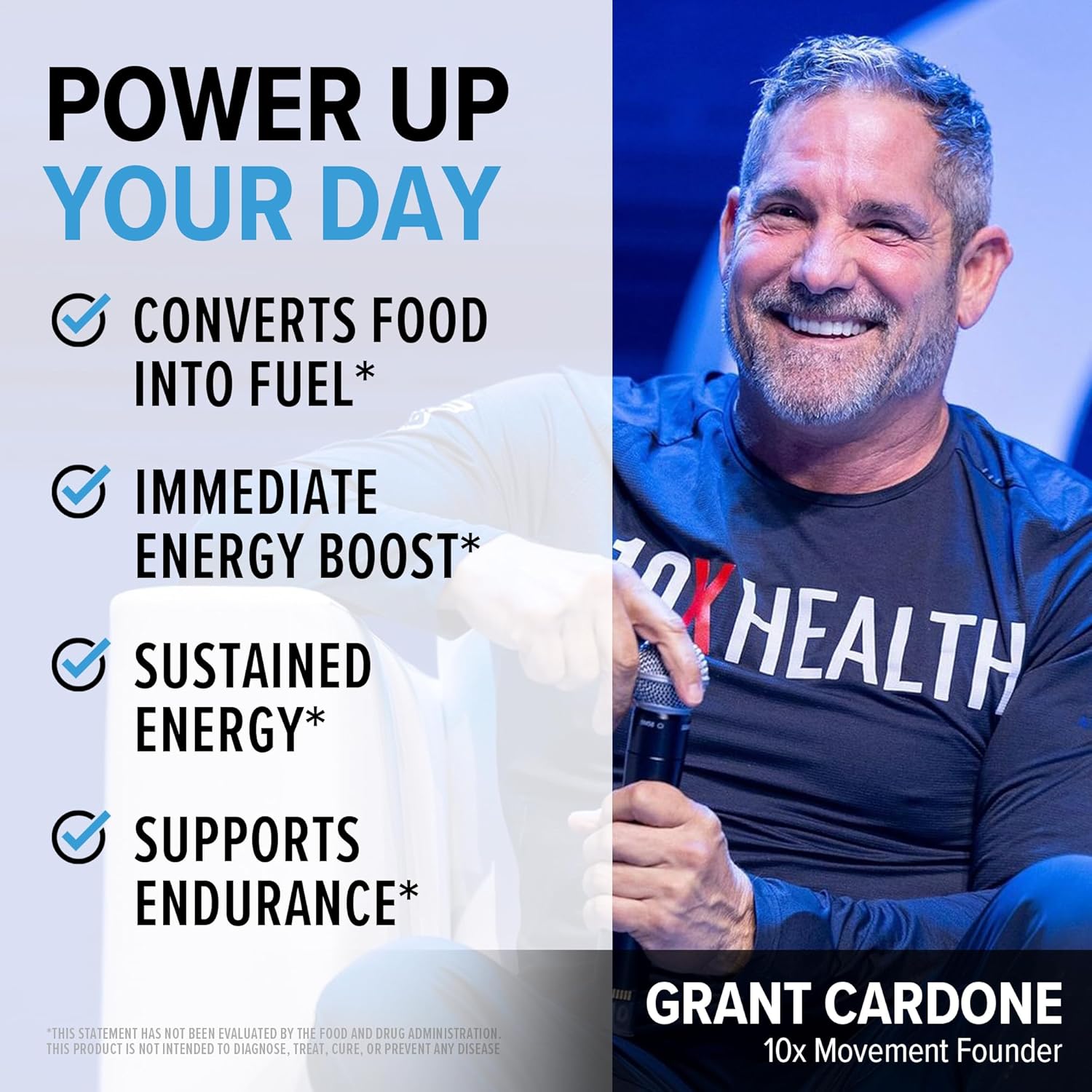 10X Health - Energy Wave Crusher - Energy Drink with 200mg Caffeine, BCAAs, B Vitamins, Accelerated Absorption - Tropical Punch Pre-Workout Drink - 15 Drink Mix Packets (Wave Crusher - Energy) - Image 5