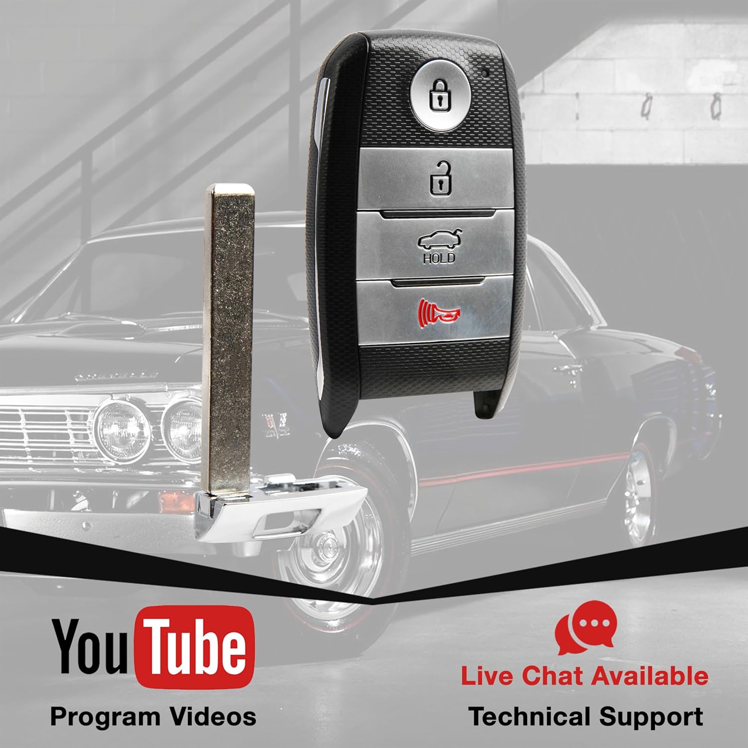 2X USARemote Key Fob Replacement Keyless Entry Remote for 2016 2017 2018 2019 2020 Kia Optima 4-Button Smart Key (SY5JFFGE04, 95440-D4000)