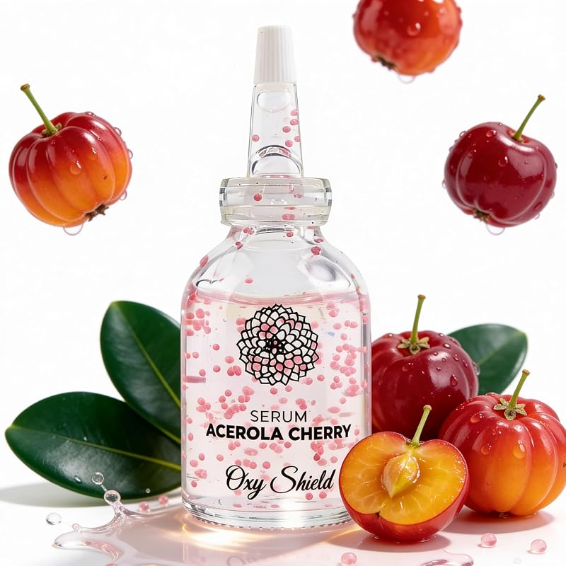 Sérum facial Dahlya Dew Acerola Oxy Shield com acerola, 30 mL