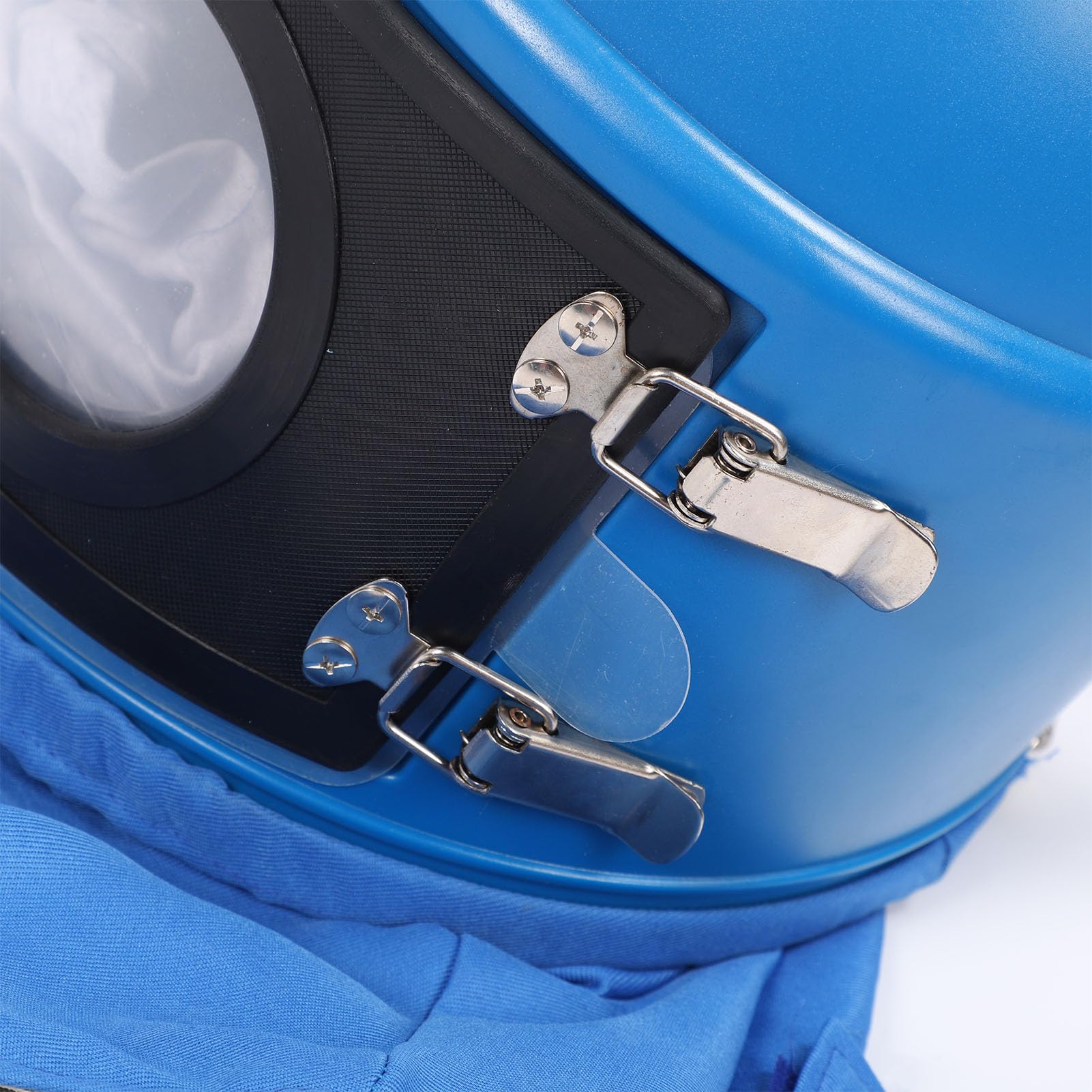 Casque De Sablage Avec Combinaison - Alimentation Air, Lentilles Remplaçables - Pour Travaux Sablage, Peinture