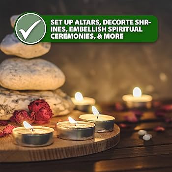 Amazon.com: Mudra Crafts 100 Tibetan Tealight Vanaspati Ghee