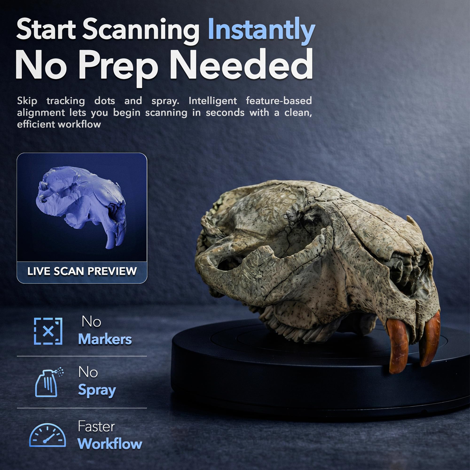 Matter and Form Trois scanners 3D – Compatible avec tous les systèmes d'exploitation, précision de 33 microns, numérisation des couleurs réelle, numérisation des bijoux sur les moteurs de voiture