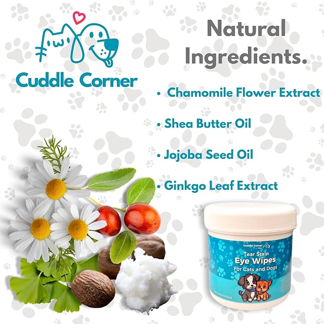 Foto 5 de 8 de Cuddle Corner Toallitas para ojos de perros, gatos y otras mascotas pequeñas