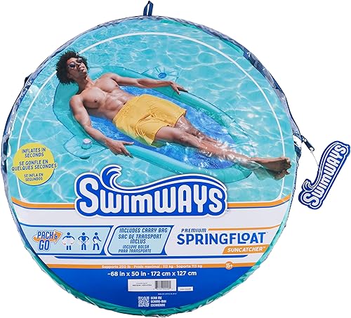 Miniatura 7 de SwimWays Spring Float Papasan Pool Lounger for Swimming Pool