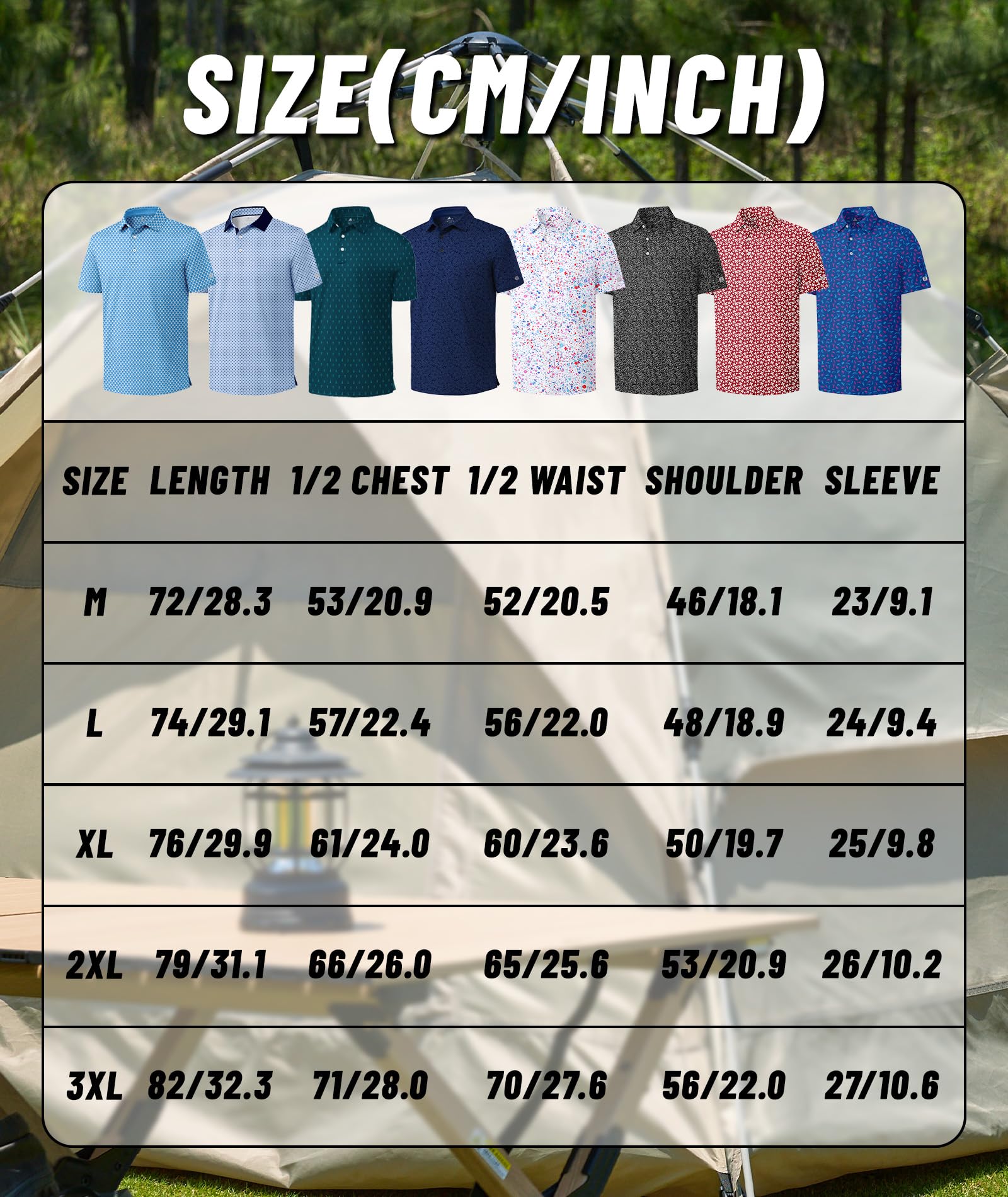 ZITY Poloshirts Herren Kurzarm UPF 50+ Schnelltrocknend Atmungsaktives Golf Polo Shirt Männer Sport Sommer Knopfleiste T-Shirts Basic Regular Fit Golf Polohemd