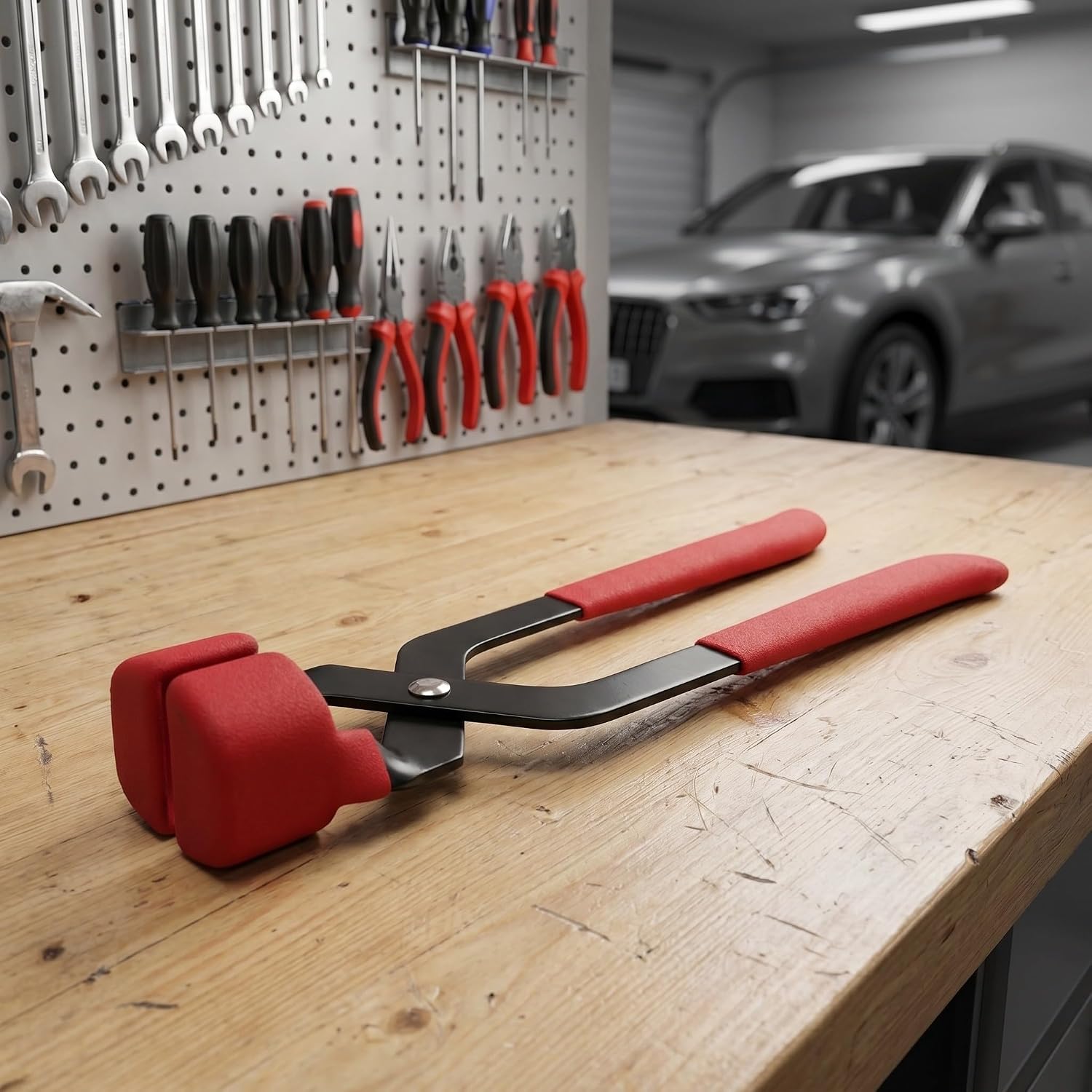 Car Tire Lug Nut Cover Removal Tool with Ergonomic Anti Slip Handle