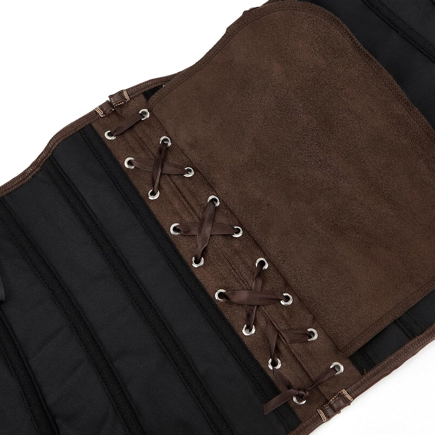 Zhitunemi Plus Size Corset Top: Steampunk Corsets Bustier Lingerie Zipper Shapewear - Halloween Costumes for Vintage Lovers