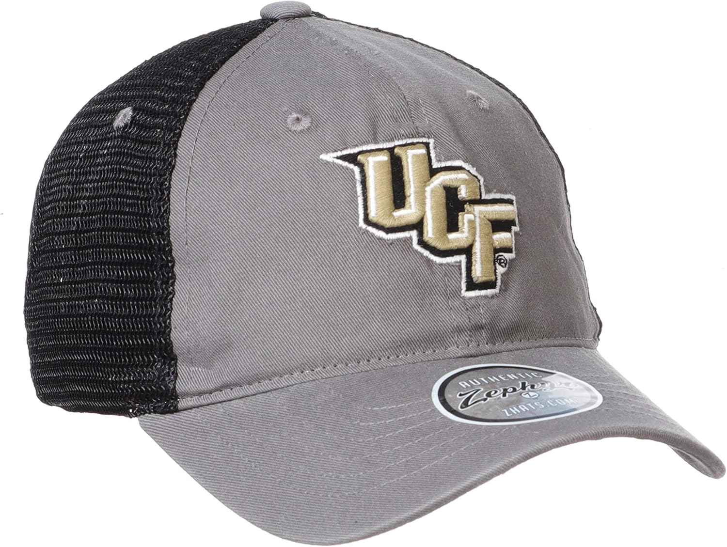 Zephyr NCAA Mens NCAA Officially Licensed Adjustable Hat Gray University - Image 2