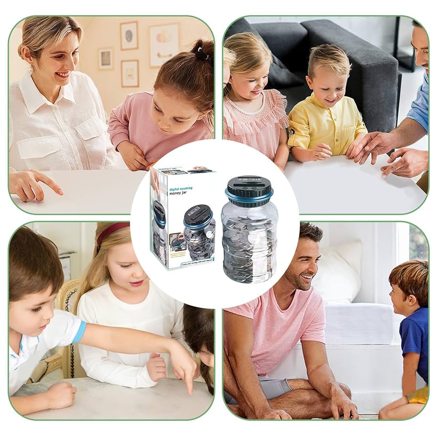 Amazon.co.jp: 貯金箱 - デジタルセービング貯金箱 | 開けられ
