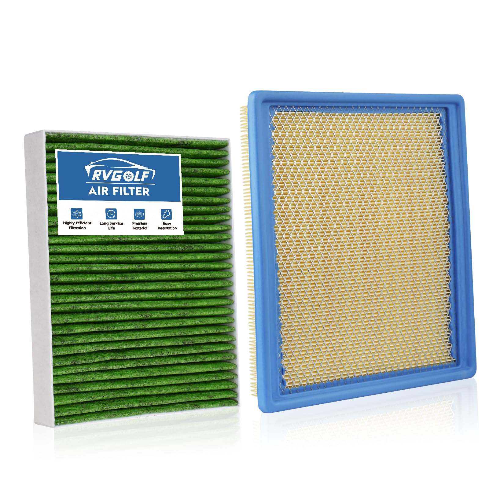 Engine+Cabin Air Filter Fit for 2015-2022 Chevrolet Colorado 3.6L/2.8L/2.5L