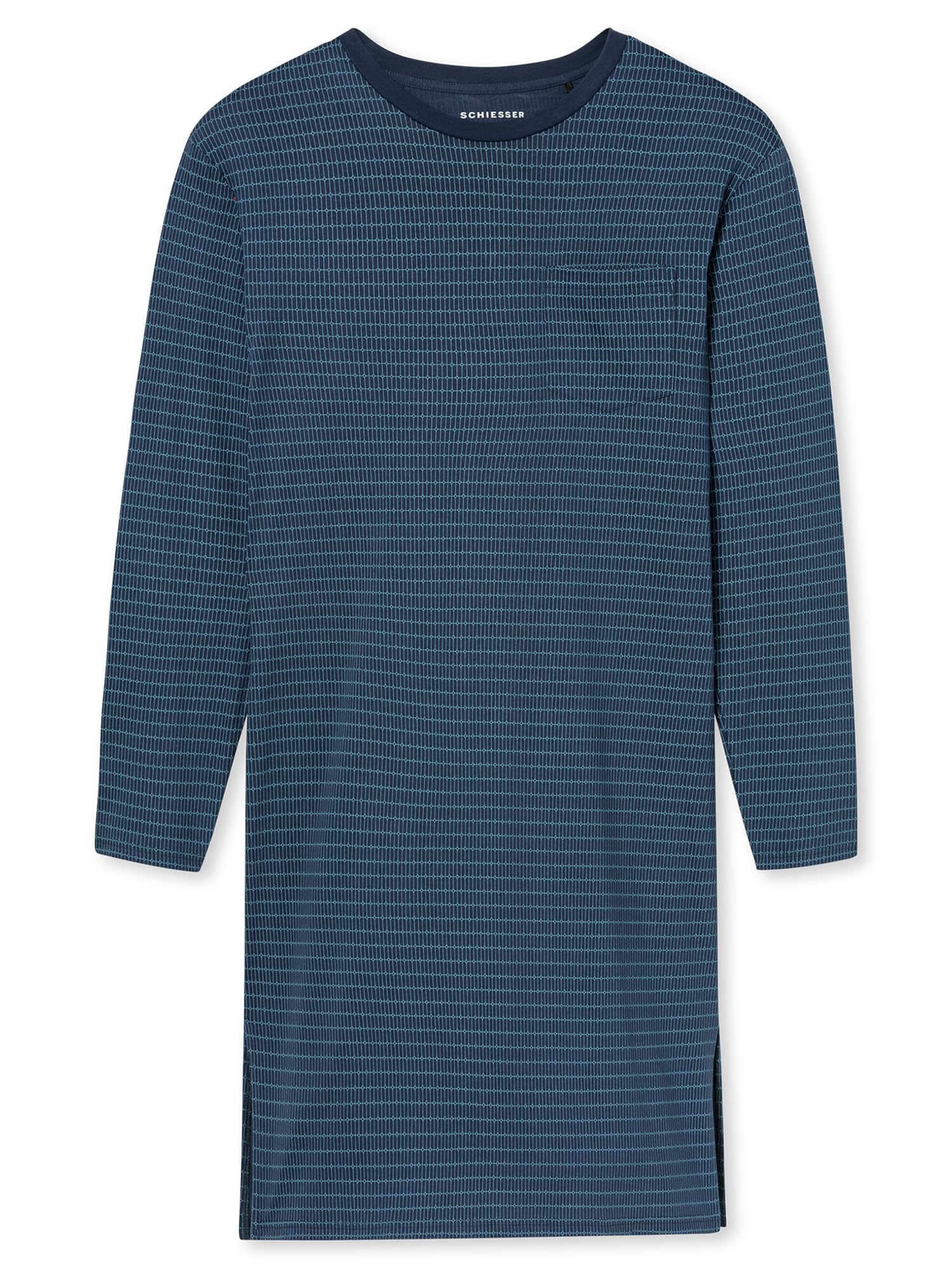 Schiesser Herren Nachthemd Comfort Essentials Schlafshirt bequem Nachtkleid
