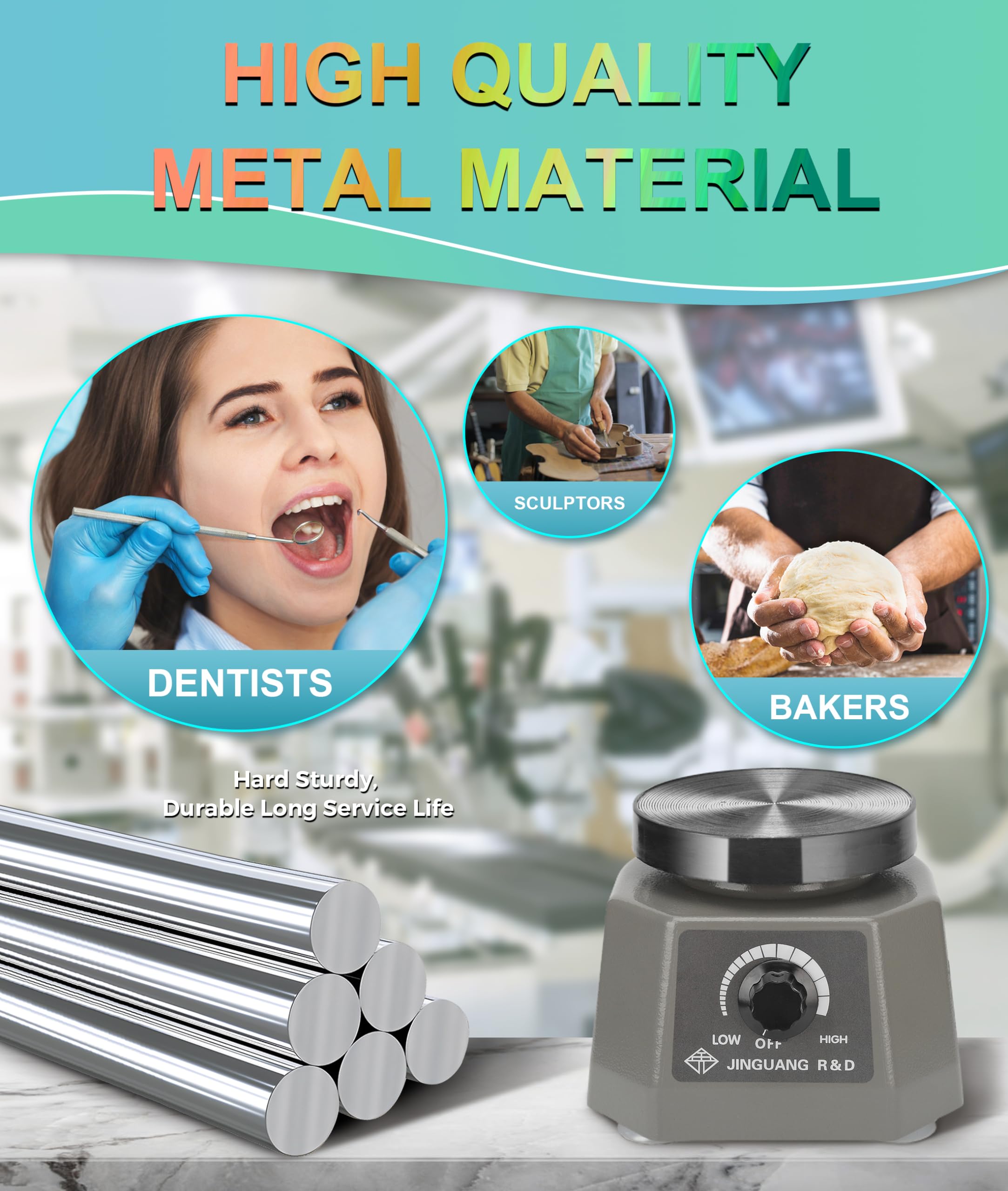 Modello per Colata, Piastra Vibrante per Gesso, Piastra Vibrante per Gesso, Piastra Vibrante per Gesso, Piastra Vibrante per Gesso, Modelli (Spina europea 220V)