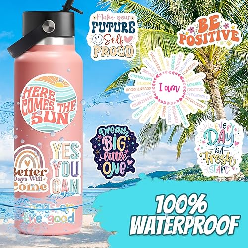 Miniatura 2 de 220 calcomanías inspiradoras, paquete de calcomanías con citas motivacionales para adolescentes, adultos, estudiantes, profesores, planificadores,