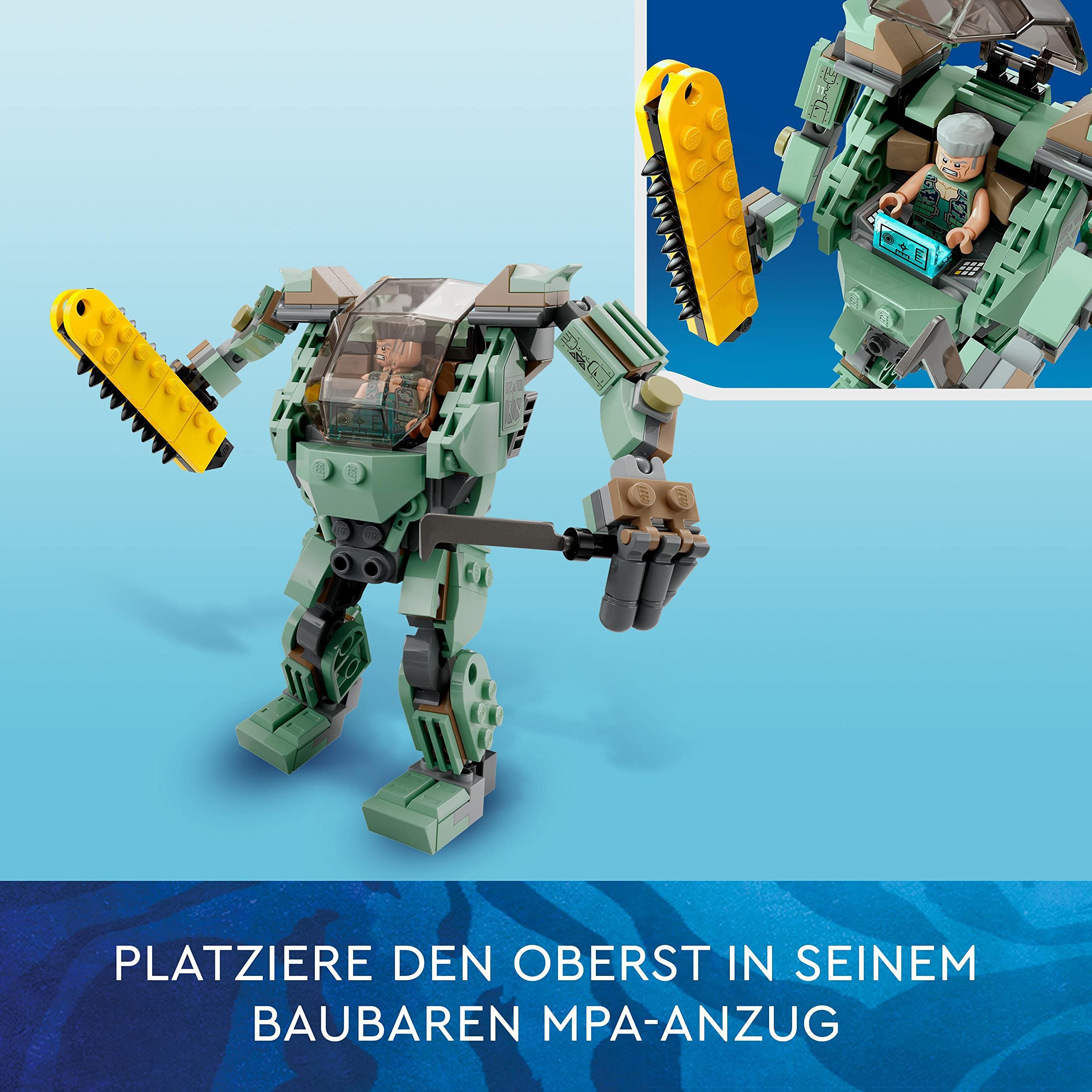 LEGO 75571 Avatar Neytiri und Thanator vs. Quaritch im MPA, baubares Action-Spielzeug mit Tierfigur und Pandora-Filmszene 2022, Geschenk für Kinder
