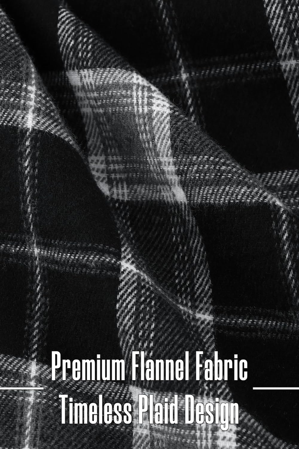 Motarto Men's Pajama Pants Flannel Plaid Pajama Sleep & Lounge PJ Bottoms Warm Sleepwear with Drawstring Pockets