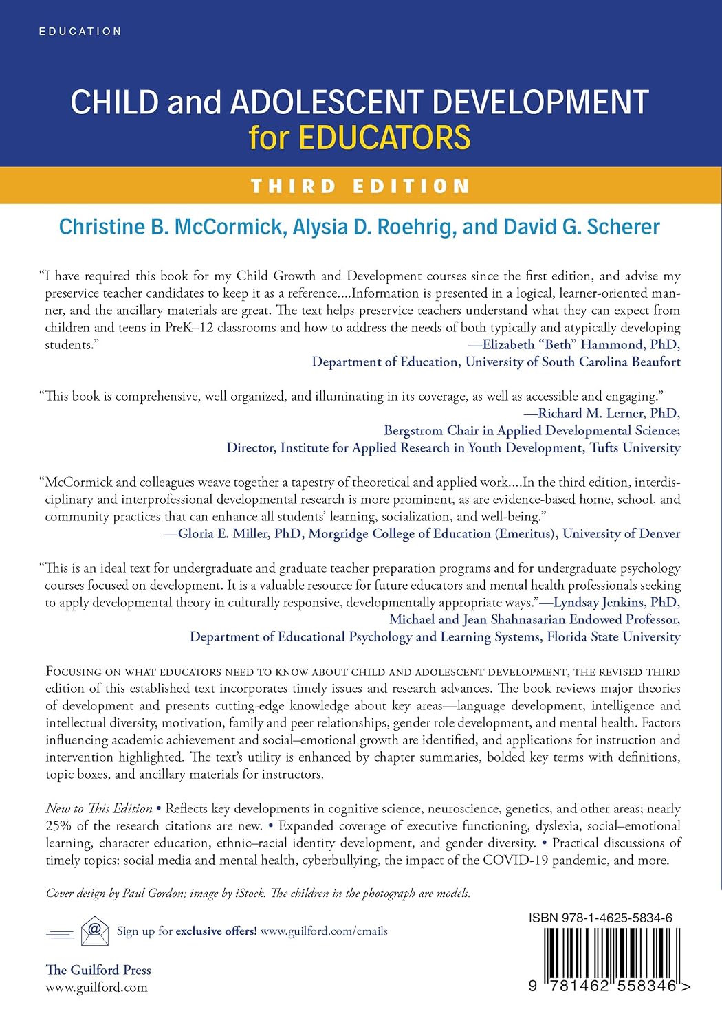 Child and Adolescent Development for Educators