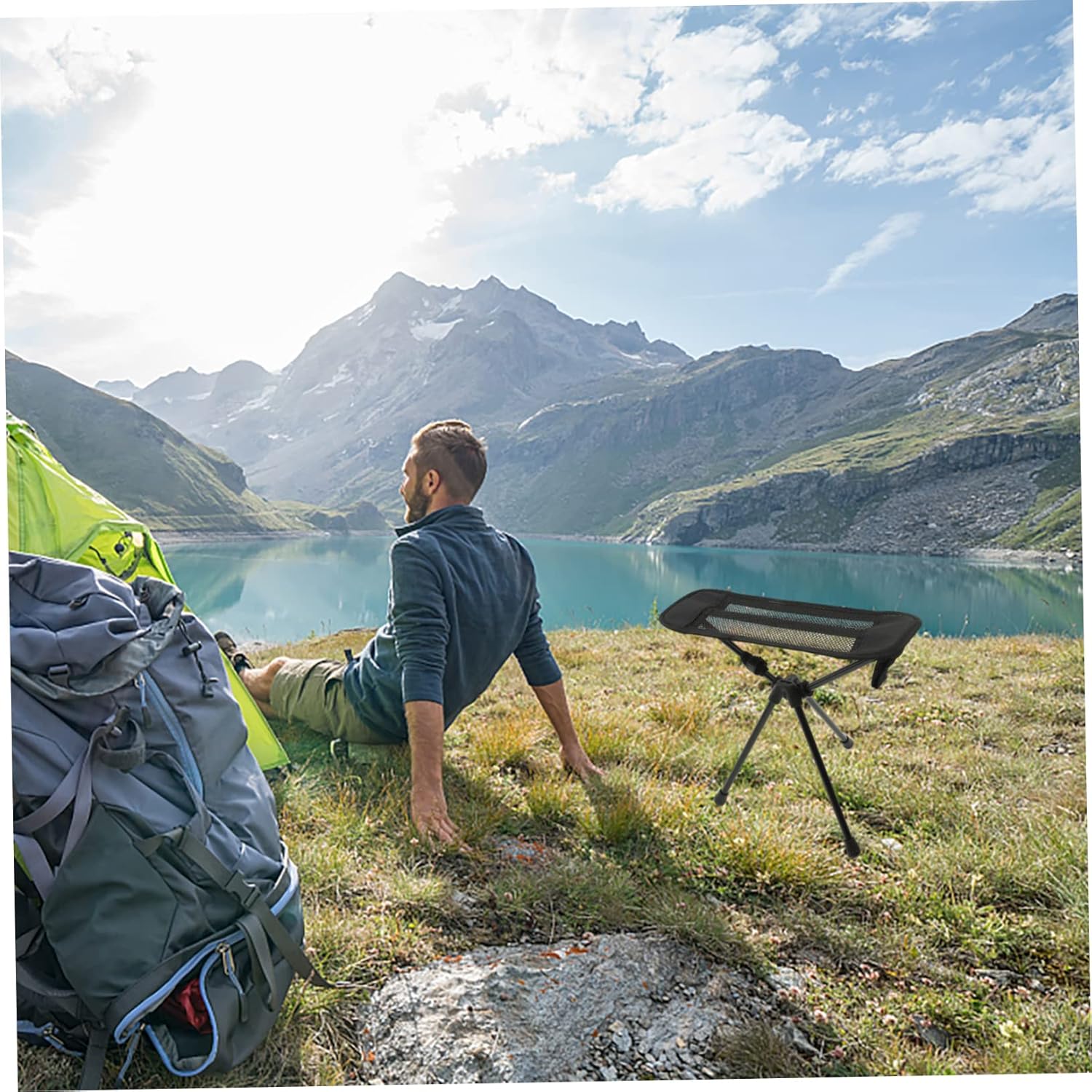 Portable Folding Stool Lightweight Outdoor Camping Chair Foldable Fishing Stool