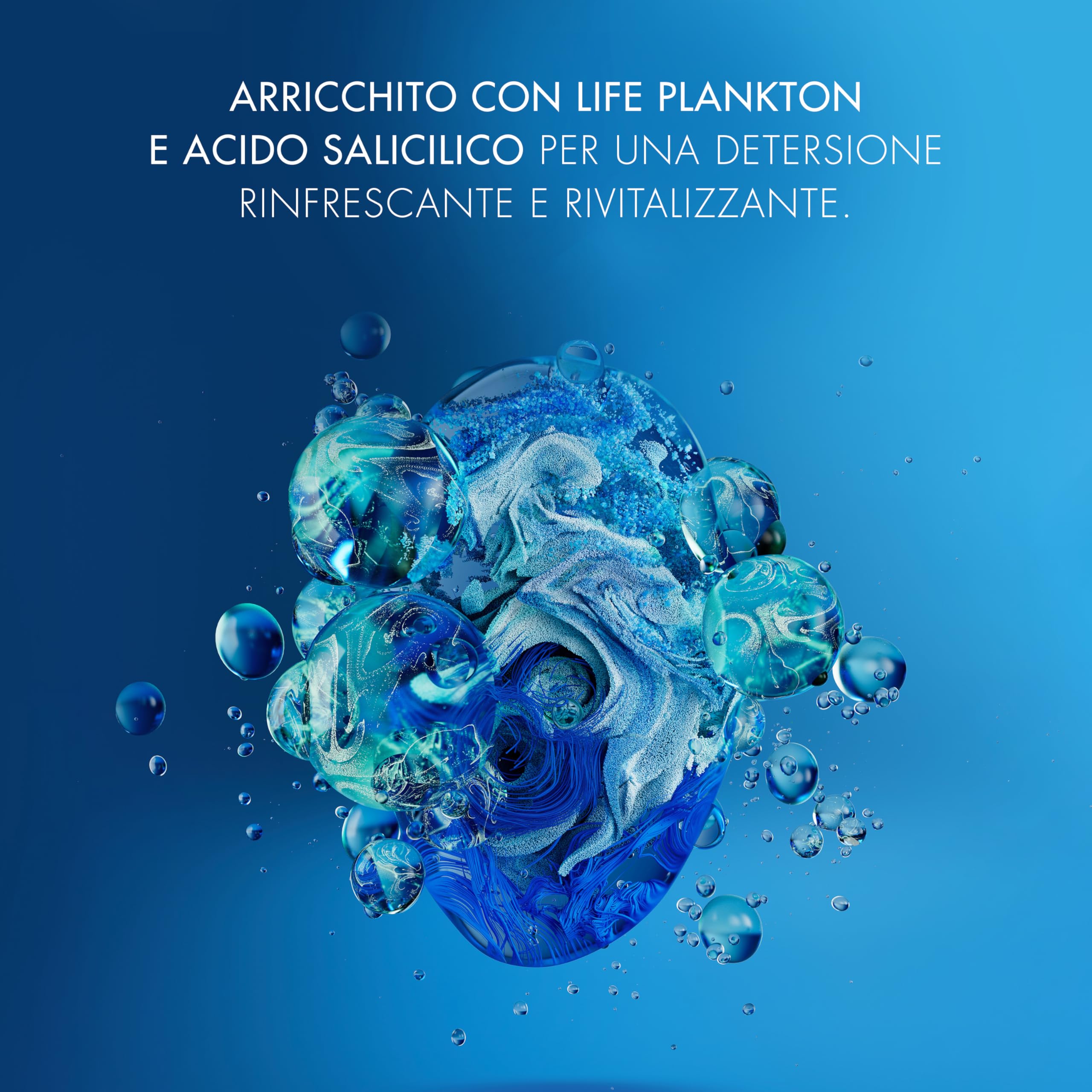 BIOTHERM HOMME Aquapower Shower Gel, Gel Doccia Rivitalizzante, Per Corpo e Capelli, Pelle Idratata e Rinvigorita, Con Life Plankton e Acido Salicilico, Azione Rinfrescante e Detossificante, 200 ml