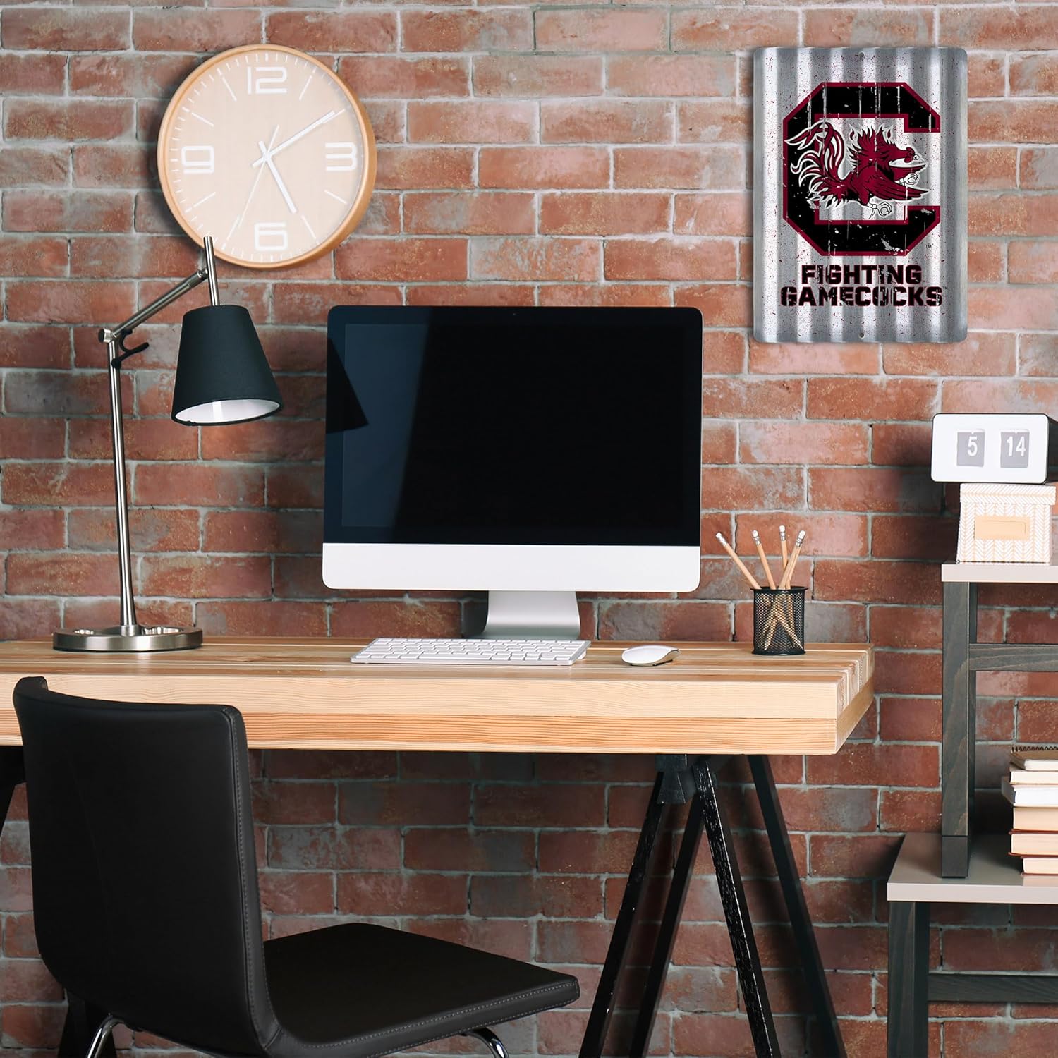 Rico Industries NCAA 12" X 16" Tin Metal Roof Sign - Image 5