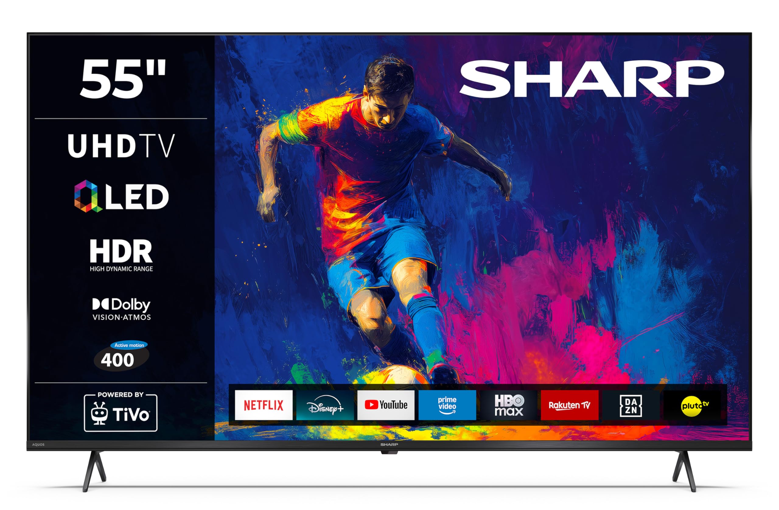 Sharp 55HM5745E QLED-Fernseher 4K Ultra HD, TiVo Smart TV, Dolby Vision & Atmos