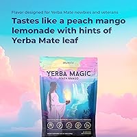 Vista 7 de Yerba Magic - Yerba Mate Tea - Super bebida instantánea en polvo con nootrópicos, prebióticos y probióticos, energía limpia, claridad mental